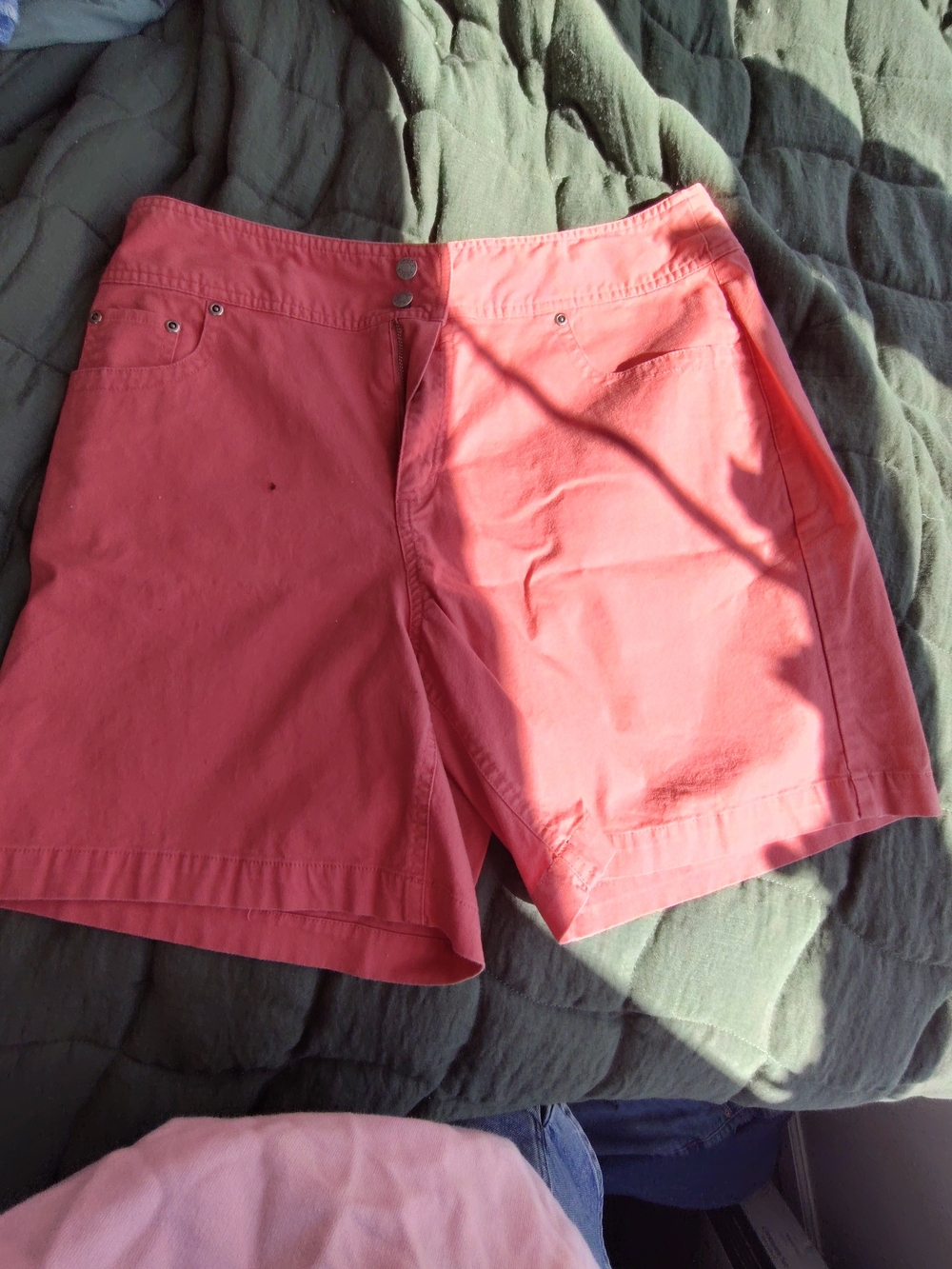 Chico's Coral Bermuda Shorts